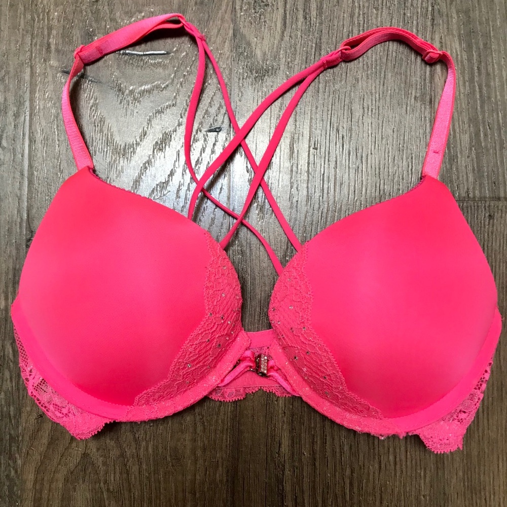 Pink La Senza Push Up Bra
